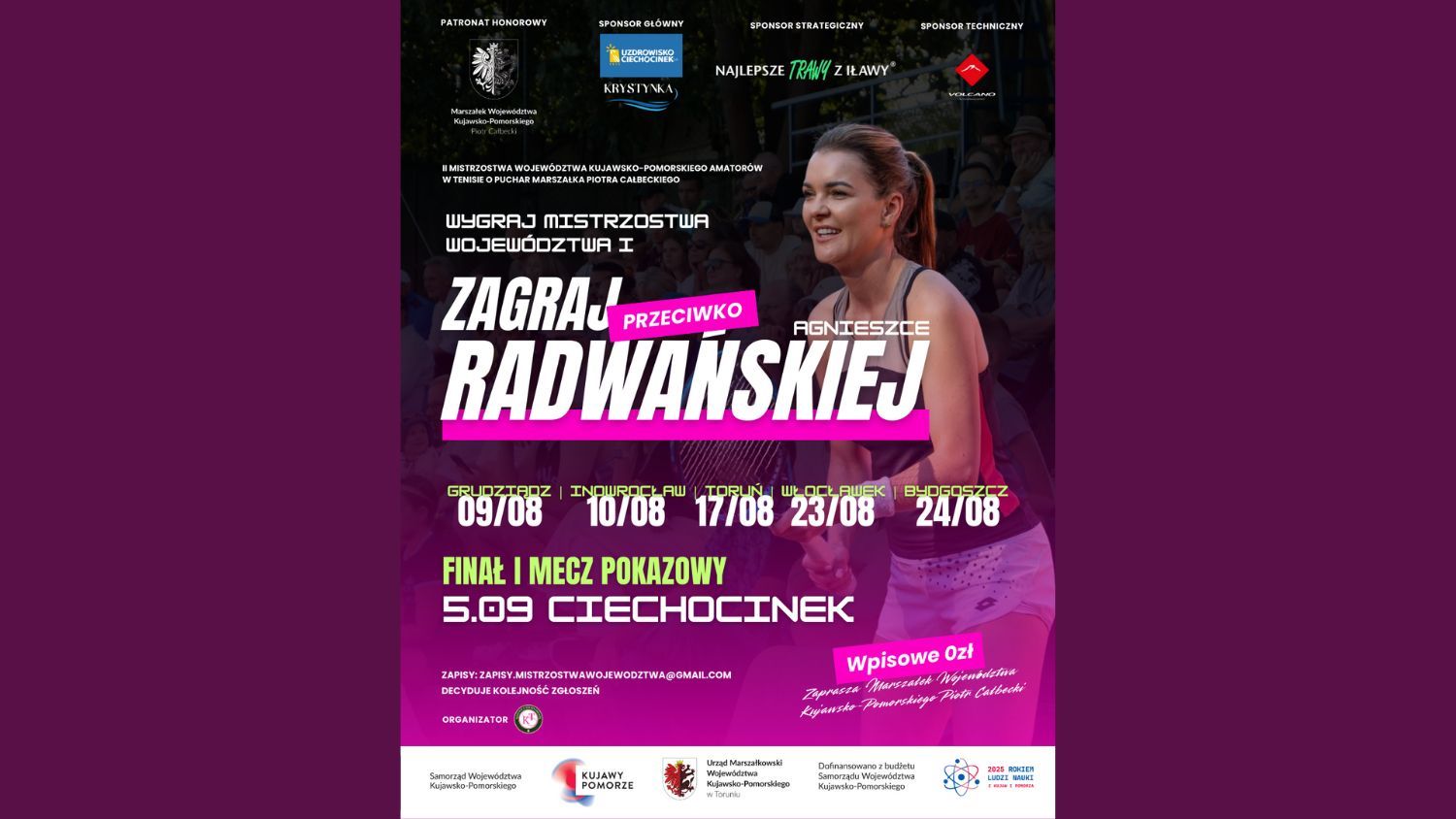 II Mistrzostwa Województwa Kujawsko-Pomorskiego Amatorów w Tenisie o Puchar Marszałka Piotra Całbeckiego